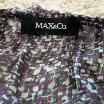 MAX&Co. 쉬폰 긴팔 블라우스