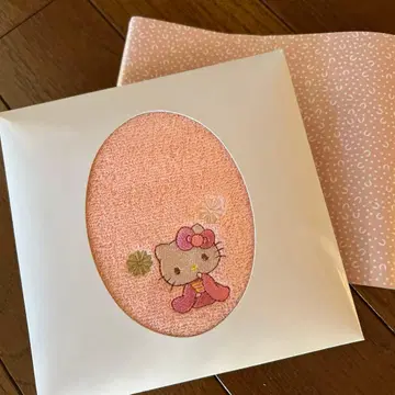 황궁 한정판 헬로키티 핑크 타월