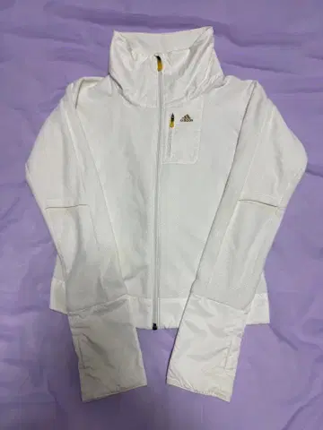 adidas 플리스 자켓 화이트 여성용 S