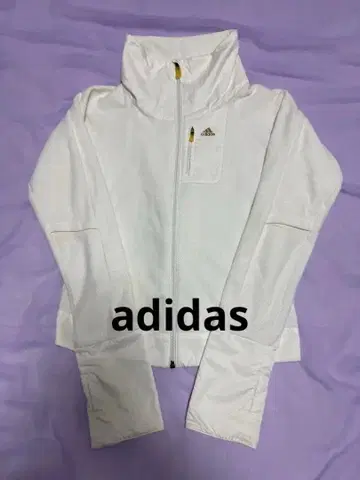adidas 플리스 자켓 화이트 여성용 S