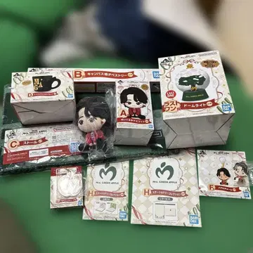 미세스 그린애플 봉제 인형 문구 세트