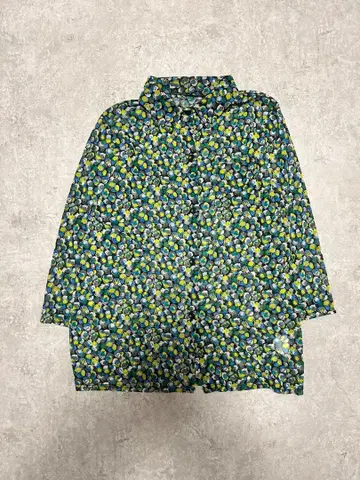 꽃무늬 반소매 셔츠