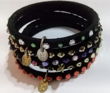 gingam 아니엘로 팔찌 스와로브스키 5개 세트