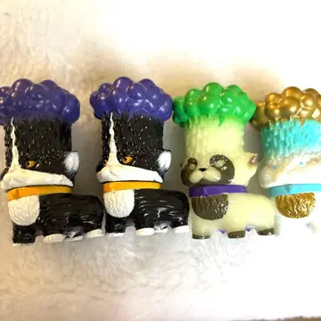 VAG 41 도샤부리 고양이 클리어 축광 가챠 피규어 4개