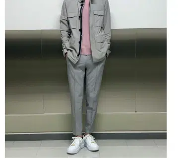 [ 미사용 ] 울 MALPENSA PANTS 4SEASONS 그레이