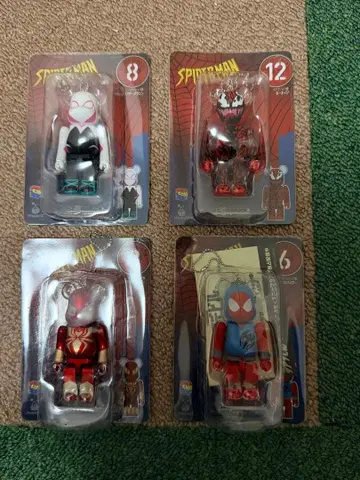 스파이더맨 피규어 4종 세트