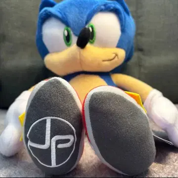 소닉 더 헤지혹 L 봉제 인형 도쿄 조이폴리스 리미티드 실버