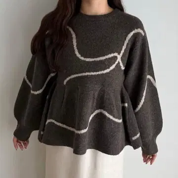 시마무라 뉴앙스 니트 L