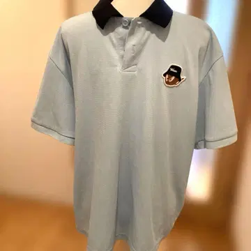 *WAAC 와크 버킷햇키 피케 셔츠 남성용 M 라이트 블루