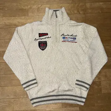 PAUL&SHARK 니트 스웨터 하프 지퍼 L