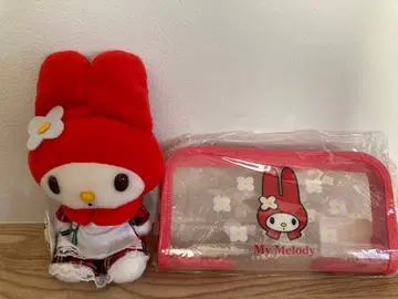 레어!! 마이멜로디 빨간 망토 봉제 인형 파우치 묶음 판매