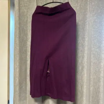 LE SAGE 퍼플 타이트 스커트