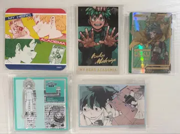 히로아카 원화전 미도리야 이즈쿠 금박 특전 카드 아크릴X피규어