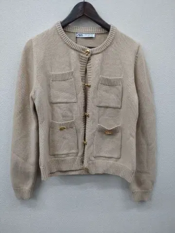 (8) ZARA 베이지 가디건 택 포함 새상품