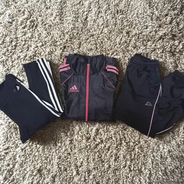 adidas 스트라이프 자켓 & 팬츠 세트