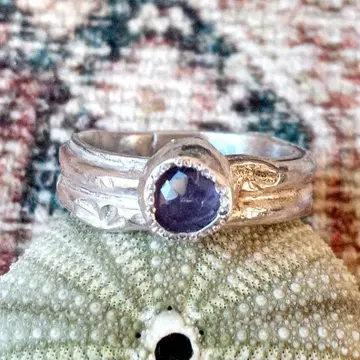 탄자나이트 실버 925 반지