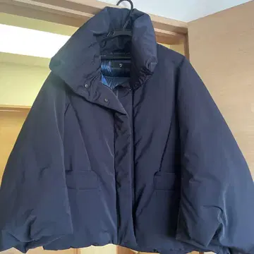 새상품급 UNIQLO +J 하이브리드 다운 자켓 M 질 샌더 네이비