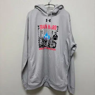 [ 새상품 ] [ 레어 ] 언더 아머 후드티 그레이 드래곤 퀘스트