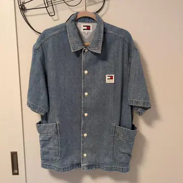 Tommy Jeans 데님 자켓 숏슬리브