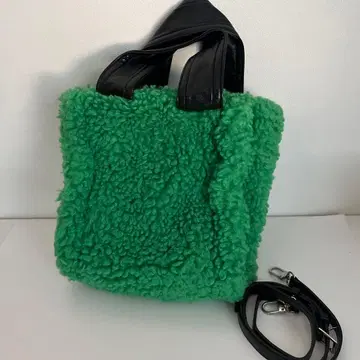 STAND STUDIO 스탠드 스튜디오 그린 인조 모피 백