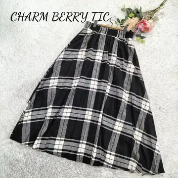 [참 리 ] 플리츠 스커트 허리 전체 밴딩 안감 있음