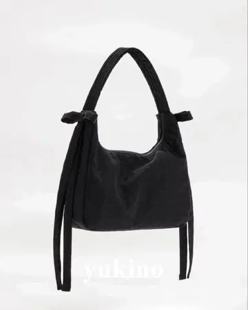 Baggu 블랙 핸드백 리본 포함