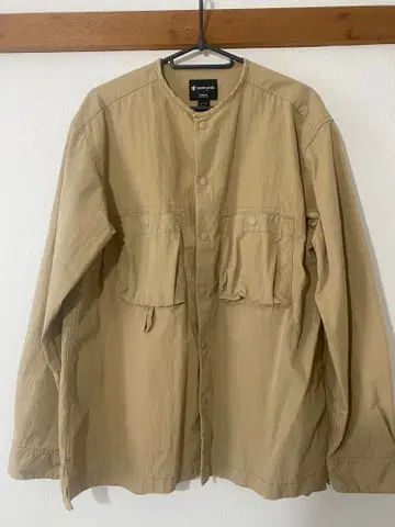 스노우피크 릴룸 노카라 자켓 베이지