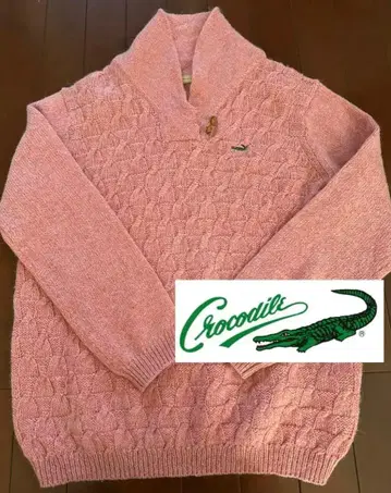 Crocodile 케이블 니트 가디건 LL 사이즈 핑크