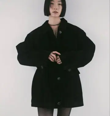 새상품 aere 아에레 eco suede coat 에코 스웨이드 코트