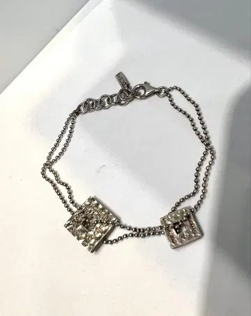 GUESS 체인 팔찌 925 실버