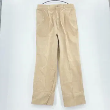 Hanes 코듀로이 플레어 팬츠 베이지