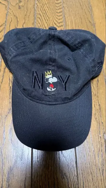 PEANUTS 스누피 NY 블랙 캡 9TWENTY