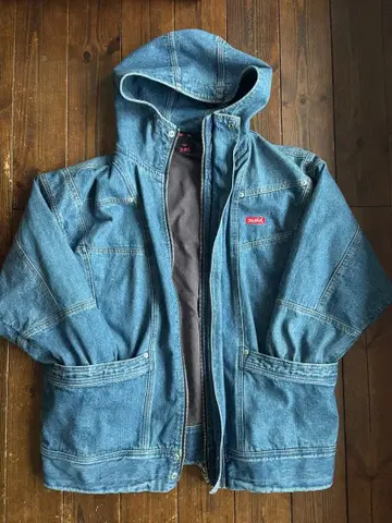 X-girl 엑스걸 후드 부착 데님 자켓 사이즈 2