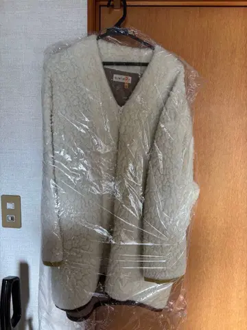 아이보리 플리스 자켓