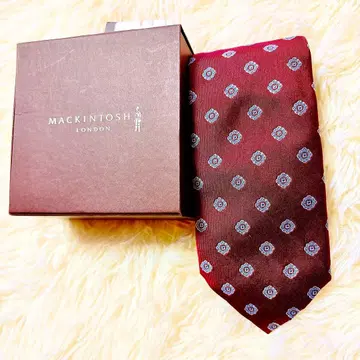 MACKINTOSH 버건디 넥타이
