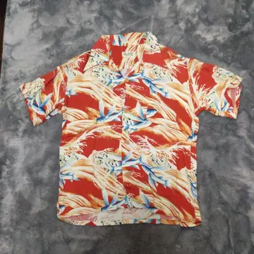 90s Pearl Diver 알로하 셔츠 하와이 제조