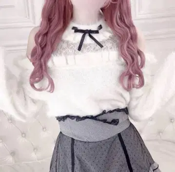 시마무라 lilymerry 이모짱 이모 콜라보 니트 풀오버