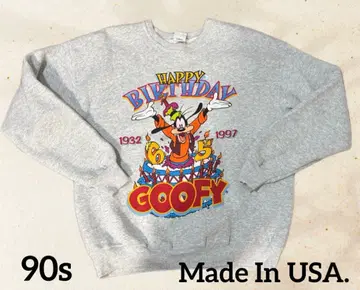 레어 90s USA Disney 구피 맨투맨 트레이닝복 사이즈 L