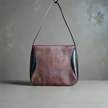 ETRO milano 가죽 핸드백 에트로 수납 가방 포함 페이즐리