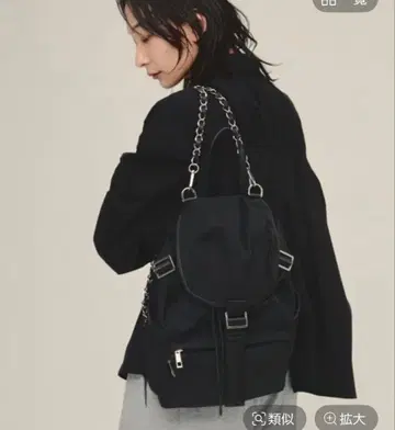 [ eL ] Chain Backpack 지나 백팩