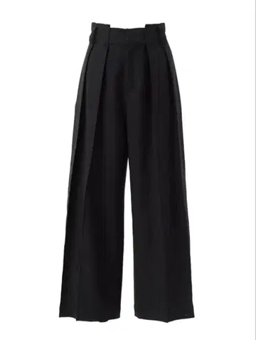시뉴 하이웨스트 턱 와이드 팬츠