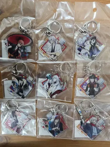 문호 스트레이독스  마루이 나카하라 다자이 아크릴 키링 설날