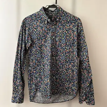 BEAMS HEART 꽃무늬 긴팔 셔츠 S 사이즈