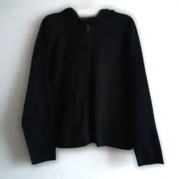 Eddie Bauer 후드 지퍼 니트 가디건 아우터 블랙