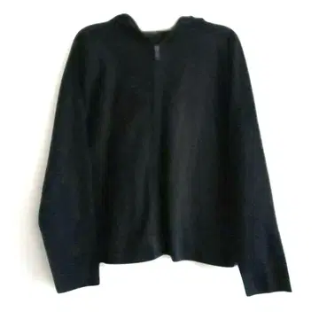 Eddie Bauer 후드 지퍼 니트 가디건 아우터 블랙