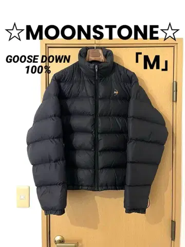 MOONSTONE 문스톤 다운 100% 블랙 육후 다운 자켓 M