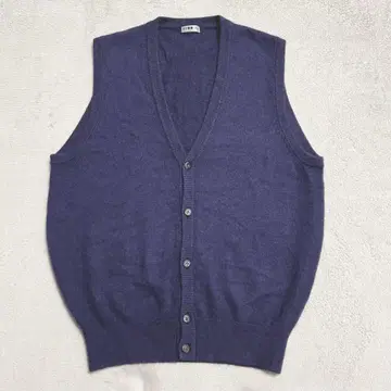 캐시미어 100% PRGR DESIGN 니트 베스트 새상품급 R-8432