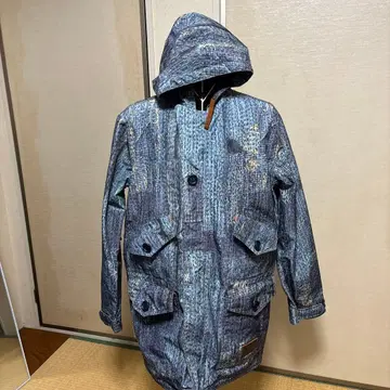 정가 50500 엔 새상품급! BURTON 전사 프린트 자켓 코트