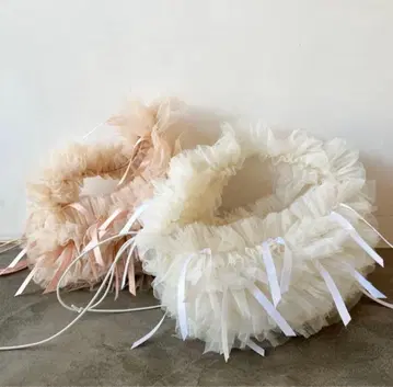 [정가 반값! 새상품급] snidel 튤 리본 백 화이트 백