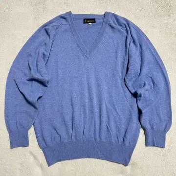 캐시미어 100% 고급 KIWA 니트 스웨터 새상품급 R-8434